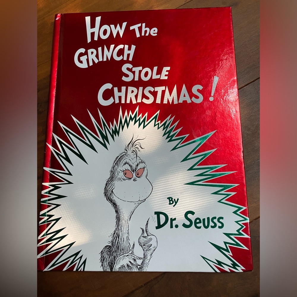 COPY - Book next to new How the grinch stole Christmas